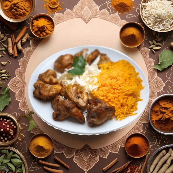 Mutton Shish Kebab Plater